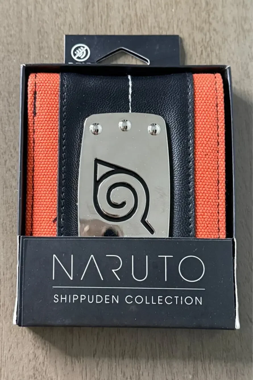 Naruto Shippuden Leaf Village Bifold Wallet Anime Licensed NEW in Box